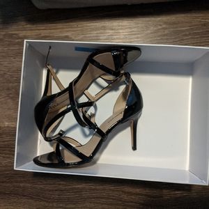 Neiman Marcus Black Sandel Heels